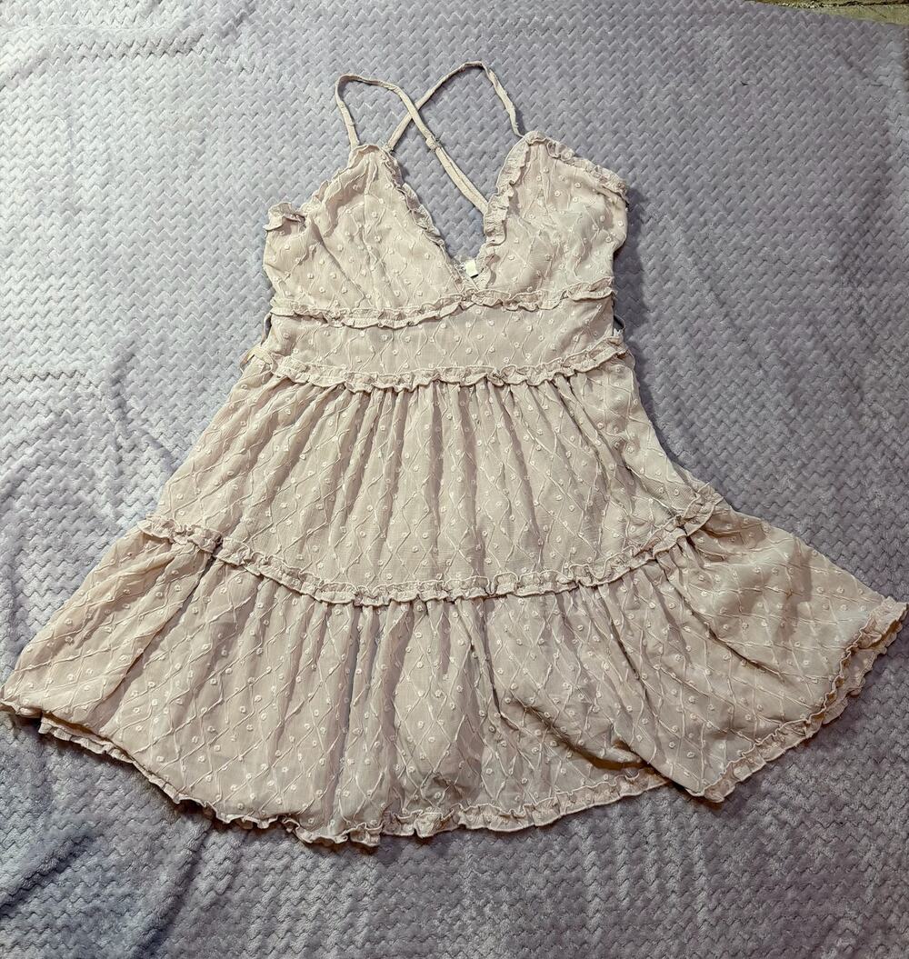 She & Sky Mini Criss Cross Dress
